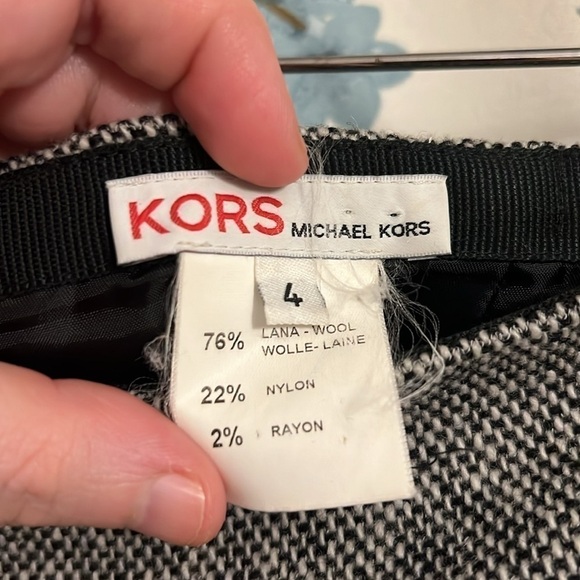 Vintage Michael Kors heather grey wool italy pencil skirt - Picture 8 of 9